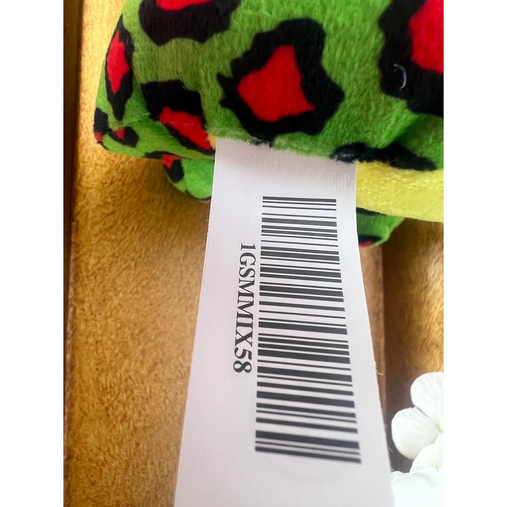 A&A Global Industries Green Red Spotted Frog Plush Stuffed Animal 1GSMMIX58 NEW - Picture 6 of 9